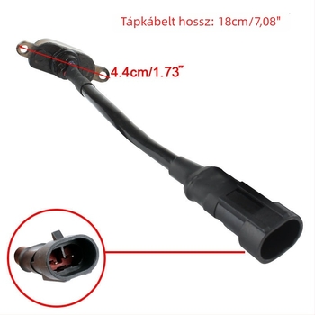 Autó grille LED világítás – ABS, 12V, 5W, 500lm