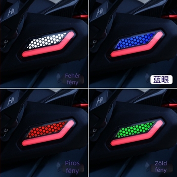 Yamaha XMAX300 irányjelző lámpa, alkalmazáson át irányítható és állítható jel, nappali DRL fény, ABS LED anyag, modell HPMP-D031