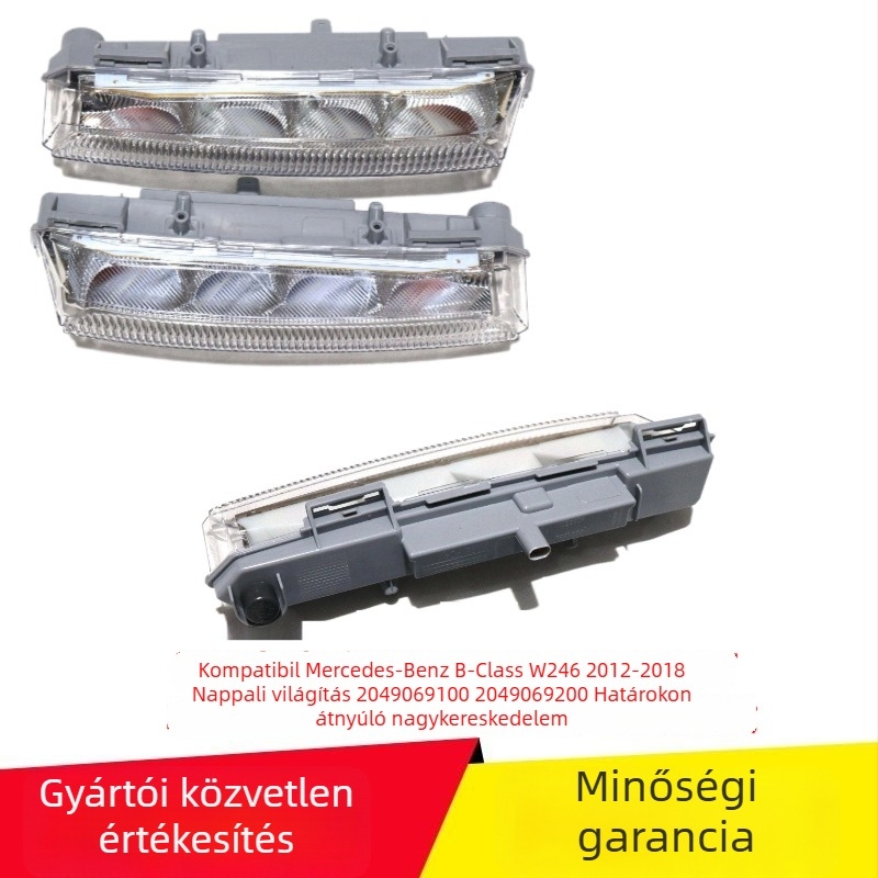 Mercedes-Benz B-Class W246 LED nappali menetfény 12,8V 11W ABS Modell 2049069100/2049069200