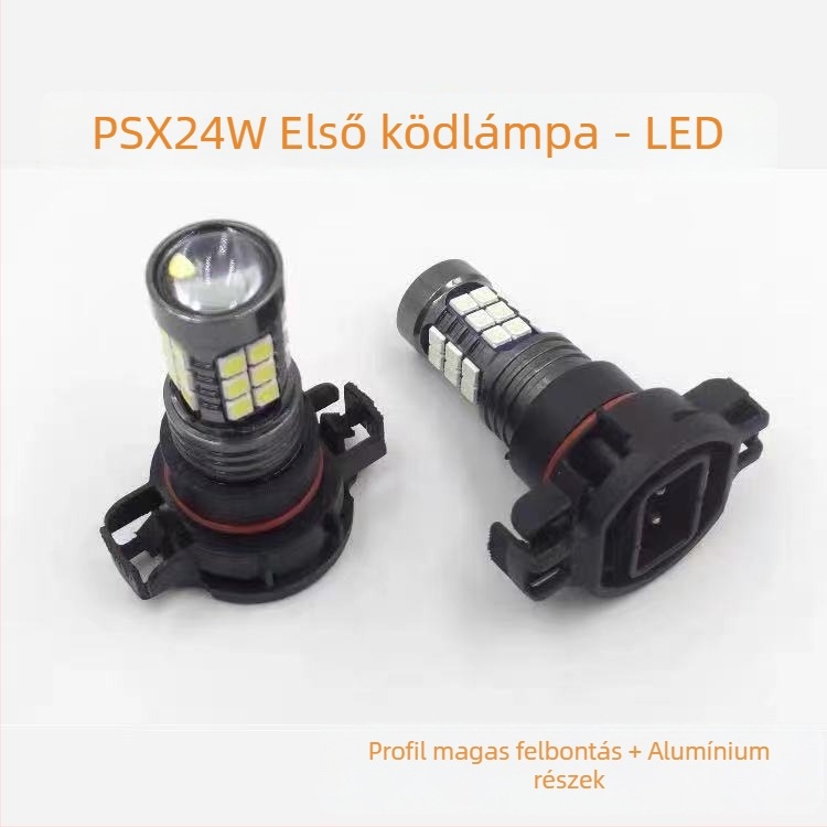 H16 LED első ködfénylámpa PS19W/PSX24W, DRL, 12V, 6600 lm, LED 3030