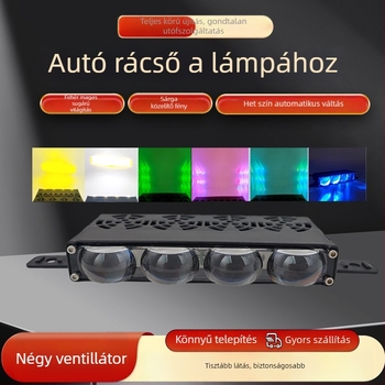 Autógrill LED világítás – off-road spot világítás, modell XZ10, alumínium kivitel, 12-36V