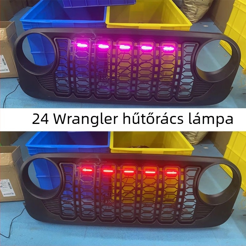 Grille LED sárga kis fények 24 Wrangler JL/JK modellhez – nappali menetfény