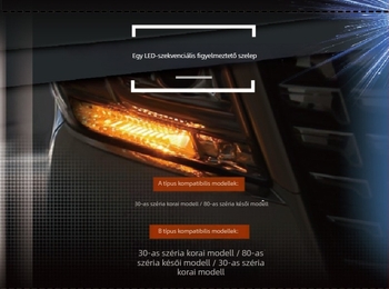 HDT8101 10W 9-16V nappali menetfények Alphard 30 sorozathoz, Vellfire 30 sorozathoz, Noah és VOXY 80 sorozathoz