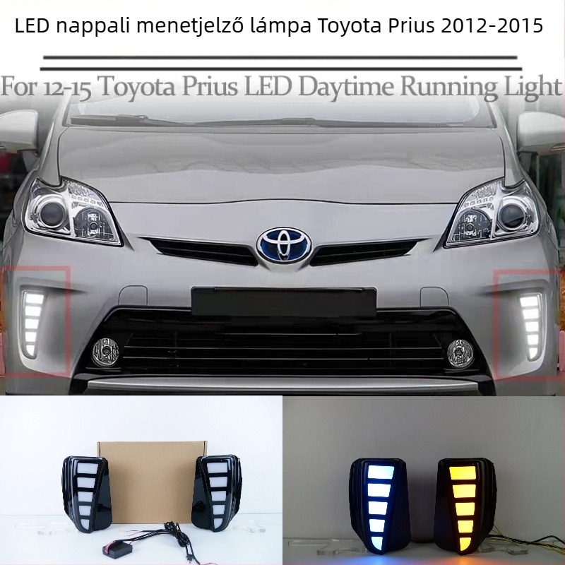 Első lökhárító LED nappali világítás Toyota Prius 2013-2015