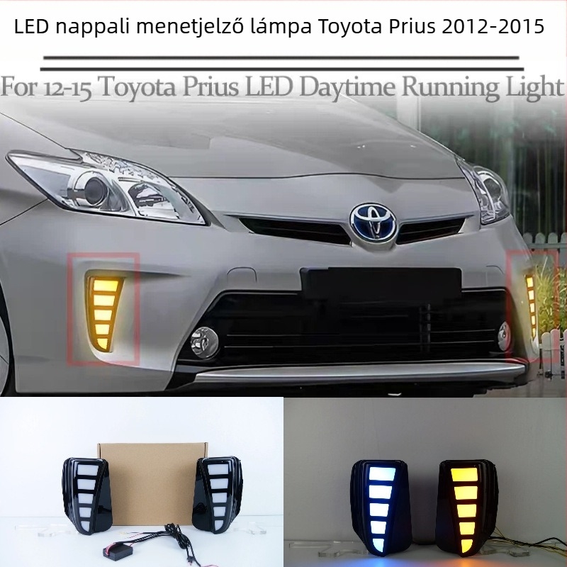 Első lökhárító LED nappali világítás Toyota Prius 2013-2015