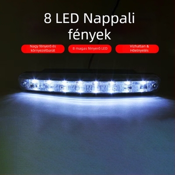 8-LED autó nappali fény, 1.5W, univerzális illeszkedés, Light Leader