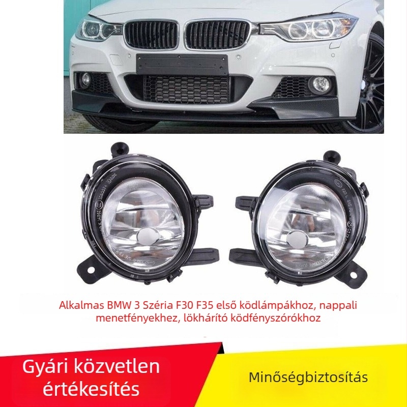 BMW 3-sorozat F30/F35 első ködlámpa - Bal oldal, 12V, 55W, PC ház, Modellek 63177248911/63177248912
