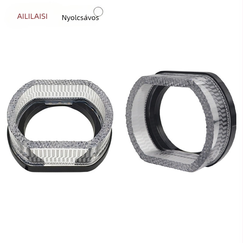 5D Bluetooth alkalmazás által vezérelt: 2,5 hüvelykes LED dekoratív burkolat Angel Eyes színes nappali fényekkel és fényszóró lencsével