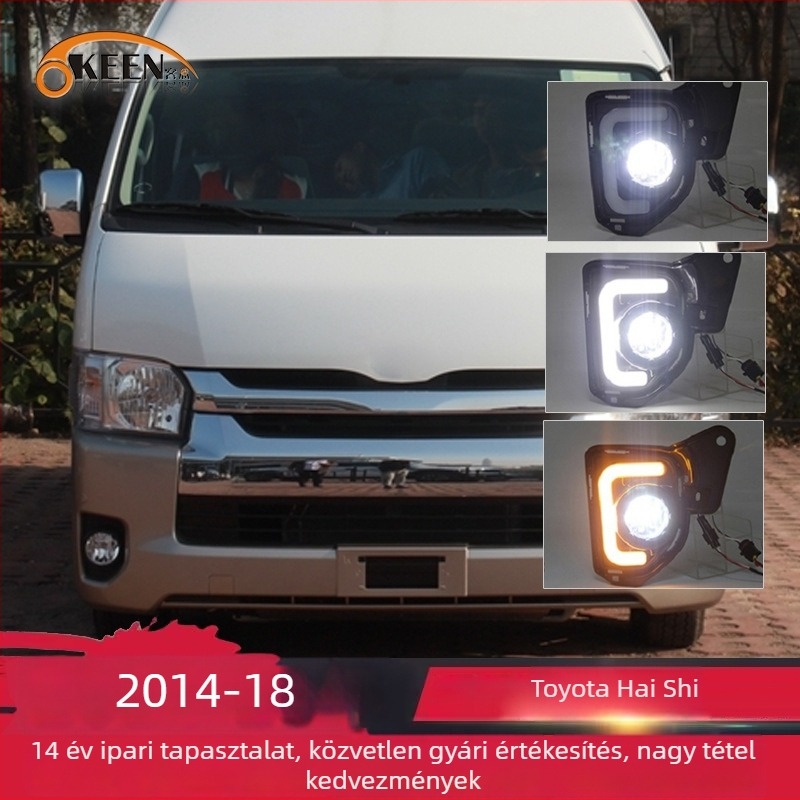 LED nappali menetfények Toyota HiAce 2014–2018, 5W, 12V, IP67, ABS, ködlámpa