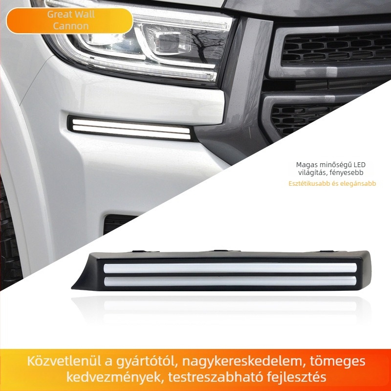 Great Wall Cannon nappali menetfények — 12V, 6000 lm, 12 W, 70000 h