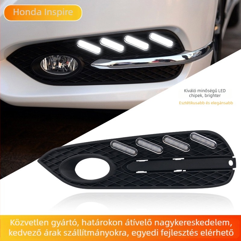 COB LED nappali menetfények Honda Spirior 2015–2017, 12V, IP67, 90 lm/W, 1W lámpánként