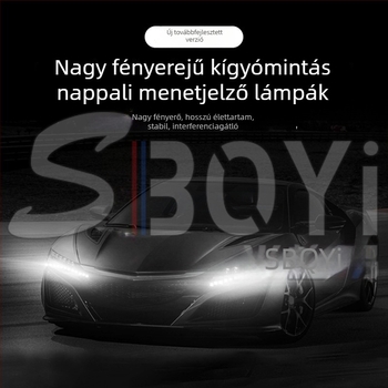 Hajlékony kígyó alakú LED nappali fény szalag autókhoz