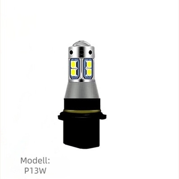 LED nappali menetfény autóhoz PSX26W P13W 3030 10SMD lencsés első ködlámpa
