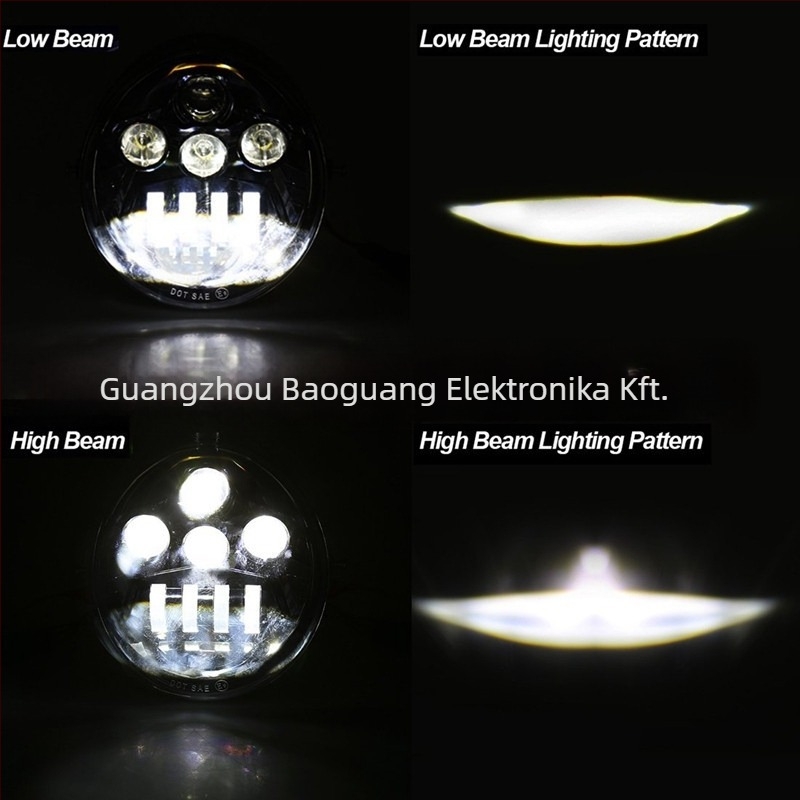 Harley V-ROD LED fényszóró nappali világítás (60W, 24V, IP67, 3600 lm, 50 000 óra)