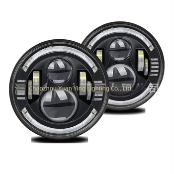Wrangler LED fényszórók - LED fényforrás, repülőipari alumínium ház, IP65 védelem, off-road és Wrangler kompatibilis, alkatrész szám C0082
