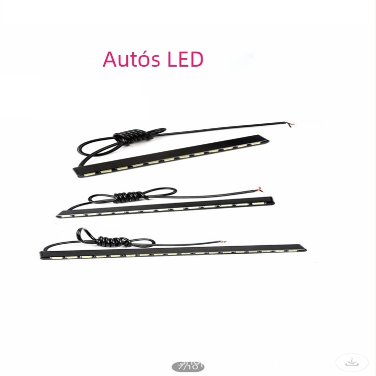 7030 LED nappali menetfény autókhoz, nagy fényerő, 12V, IP68