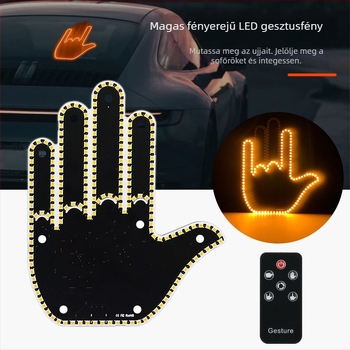 Autóhoz kapcsolódó gesztus LED világítás – 5000 lm, élettartam 50 000 óra, védettség AAAAA, modell Drl136