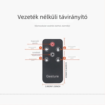 Autóhoz kapcsolódó gesztus LED világítás – 5000 lm, élettartam 50 000 óra, védettség AAAAA, modell Drl136