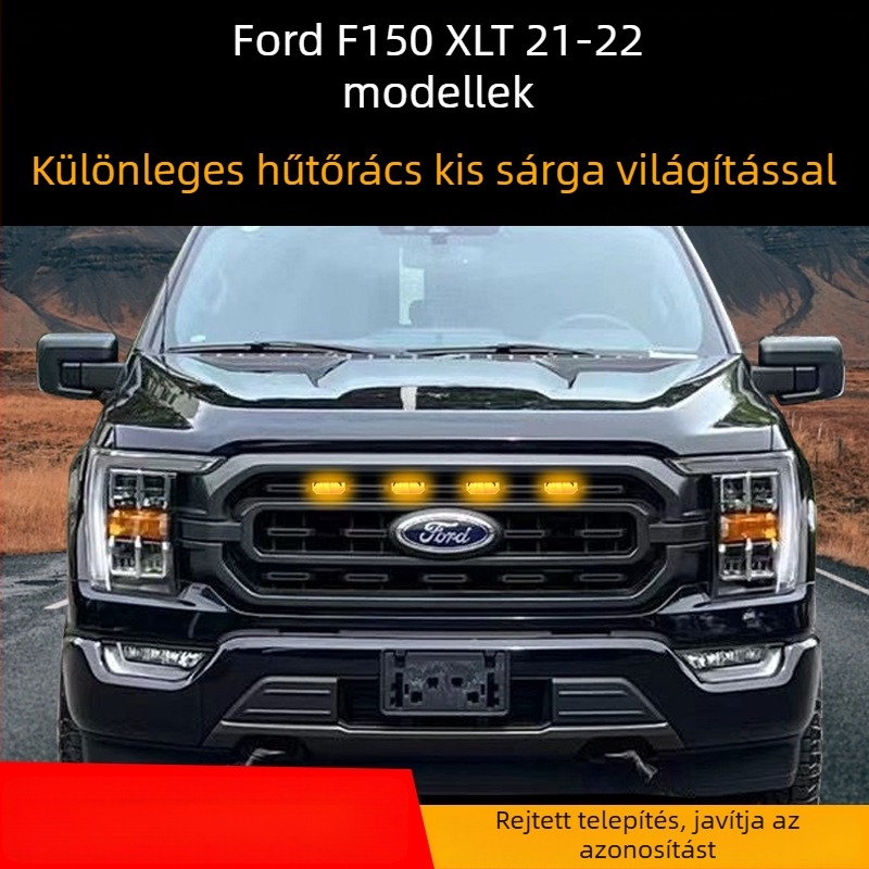 Ford F-150 első keret nappali világítás, kis sárga LED