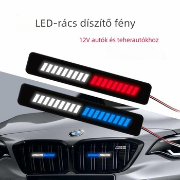 Középső rács LED embléma autóhoz — 12V, 0.2A, 1W
