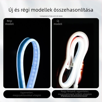 Két színű LED nappali világítás ultranagy vékony fényvezető csíkkal, dinamikus fényhatással és LED-es irányjelzővel