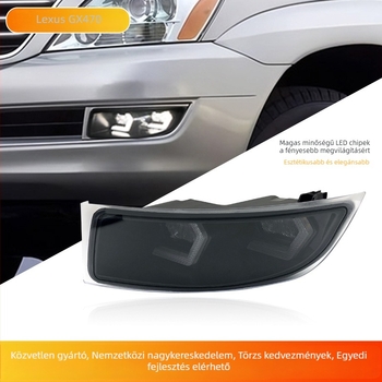 LED nappali menetfény Lexus GX470 (03-09) jelzőfénnyel és ködlámpával, ABS ház, 12V, 3800 lm, 10000 óra élettartam