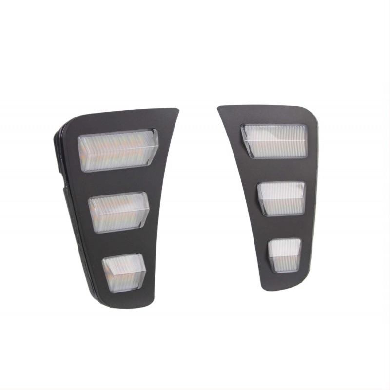 Kia Soluto nappali menetfények, LED fényforrás, 12V, 1W, 6000 lm, ABS anyag