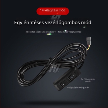 COB LED Lökhárító világítás, nappali fény, 20W, 12-24V, 6000K, univerzális teherautókhoz és terep gépekhez