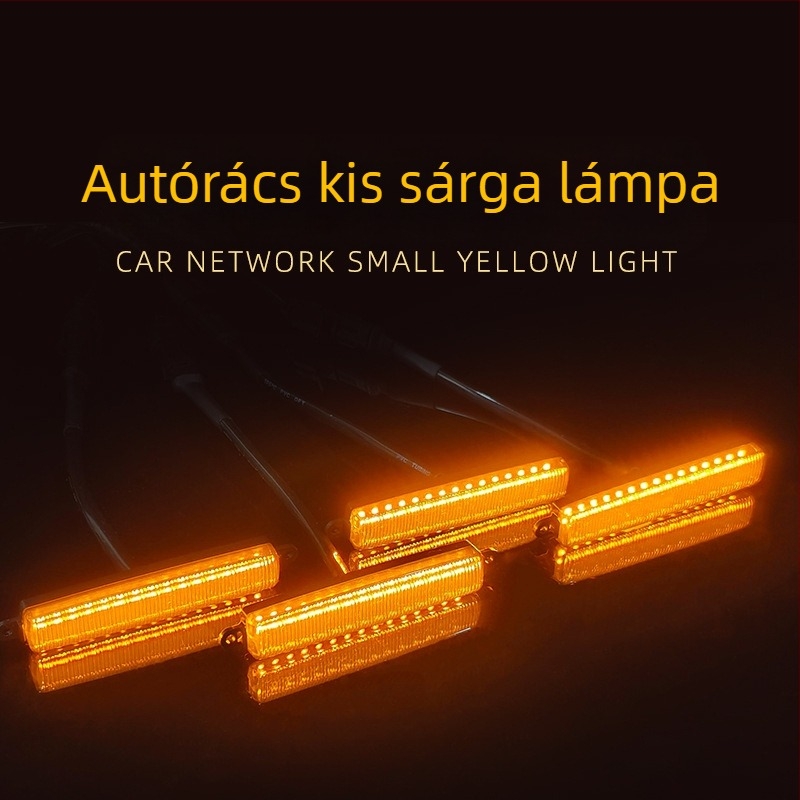 Harvard H5/H9 első grille LED nappali világítással, sárga, 30 LED