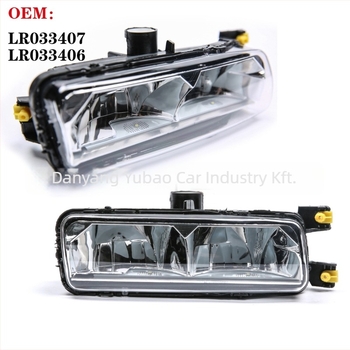 Range Rover Sporthoz készült ködlámpák LED nappali menetfénnyel — modell számok LR033407/LR033406; kiegészítő számok LR033407/LR033406; testreszabás elérhető.