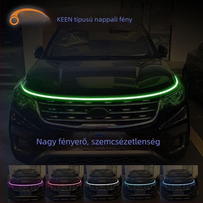 LED nappali világítás motorháztetőre, 12V, 5W, 1000 lm, IP65, élettartam 50 000 h