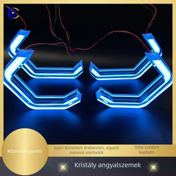 BMW E90 E92 M3 M4 LED Angyalszemek nappali fények – Jégkék Kristály
