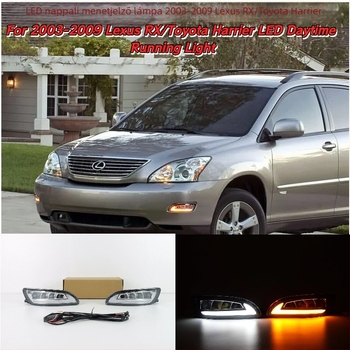 LED nappali menetfények és ködfényszórók Lexus RX/Harrier (2003-2009)