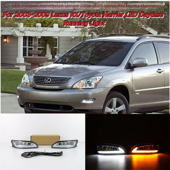 LED nappali menetfények és ködfényszórók Lexus RX/Harrier (2003-2009)
