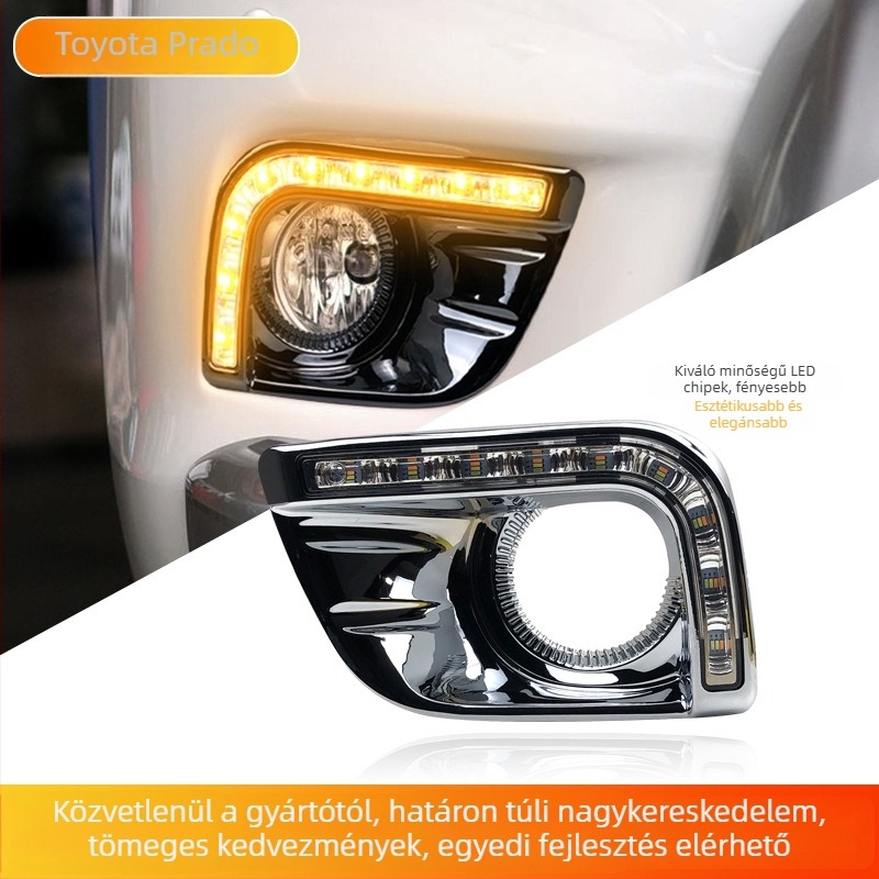 Toyota Prado 2010–2013 DRL LED nappali világítás, módosított menetfény