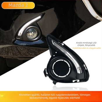 Mazda2 2015-2017 LED nappali fények, fehér és sárga