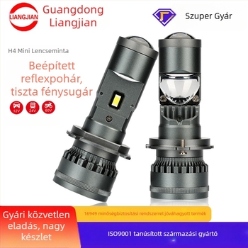 H4 LED fényszóró lencse, mindent egyben hosszú- és rövidfényhez, universal 12-24V, 40W, 9600 lm, IP68, 50 000 h