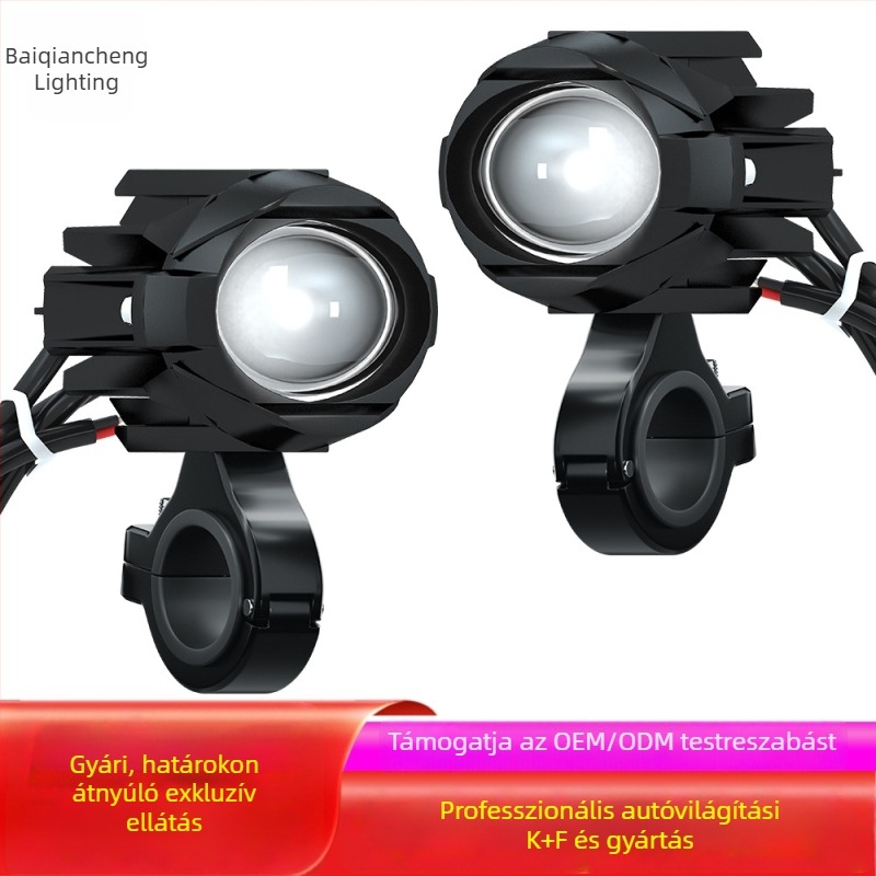 Motorkerékpár LED elsőfénye – off-road előfény és munkalámpa