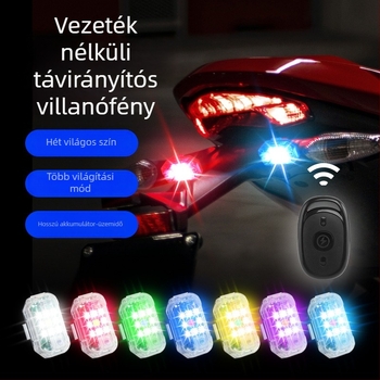 LED strob fény motorkerékpárokhoz és elektromos járművekhez, repülőgép-stílusú világítás, kerékpár hátsó lámpa, pilóta fény autó-módosításokhoz