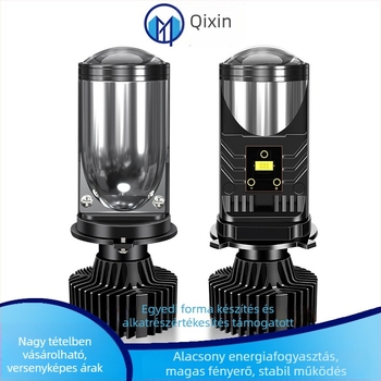 Y9 autó LED főfény, 55W, 9–36V, 8000 lm, IP67, alumínium ötvözet ház