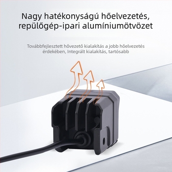 Motorkerékpár LED külső fényszóró, vízálló, kettőszínű fény a távolsági és a közel fényhez, széles feszültségtartomány
