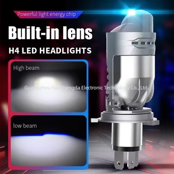 H4 LED fényszóró kettős fényárammal (magas/alacsony), 50W, 12-24V, 18000 lm, alumínium ház