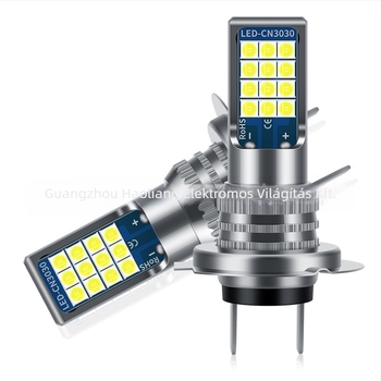 LED motorkerékpár fényszóró H4 P15D BA20D, 12V DC, 1W, 800 lm, 50 000 óra élettartam