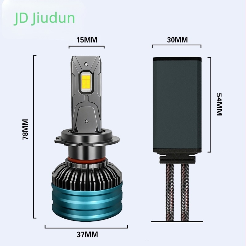 Jiudun 170W integrált LED lámpa motorkerékpárhoz — univerzális, 12V, alumínium ház, IP68, élettartam 100000h