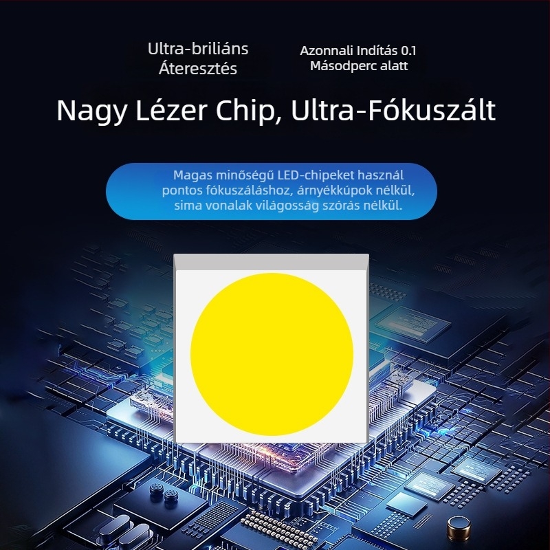 P26S LED motorkerékpár fényszóró, 27×5050 LED, 6V/12V, 4.32W, 540 lm
