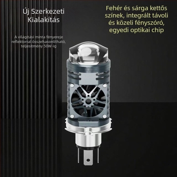 Univerzális H4 kétlencsés, 55W közvetlen csatlakozású, nagy fényerejű reflektor autók és motorkerékpárok számára