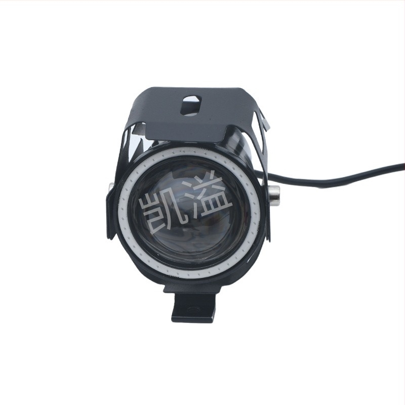 LED motorkerékpár spotlámpa elektromos háromkerekűhöz, 24W, 2400 lm, IP67, alumínium ház, vetítő lencse, modell U7