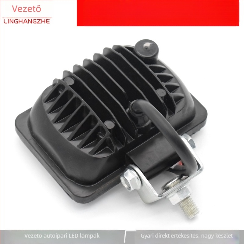 LED jármű LED-reflektor, 18W, 24V, 3000 lm, 3 hüvelykes négyzetes modell, univerzálisan kompatibil