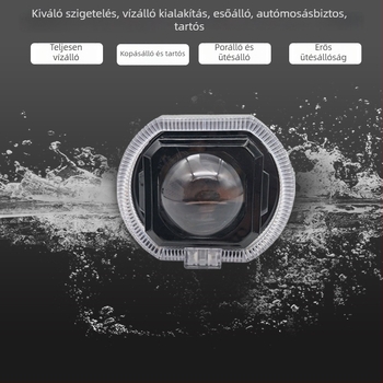 LED motorkerékpár elsőfényszóró Hp-u184-01, 12V, 15W, 5000 lm, IP68