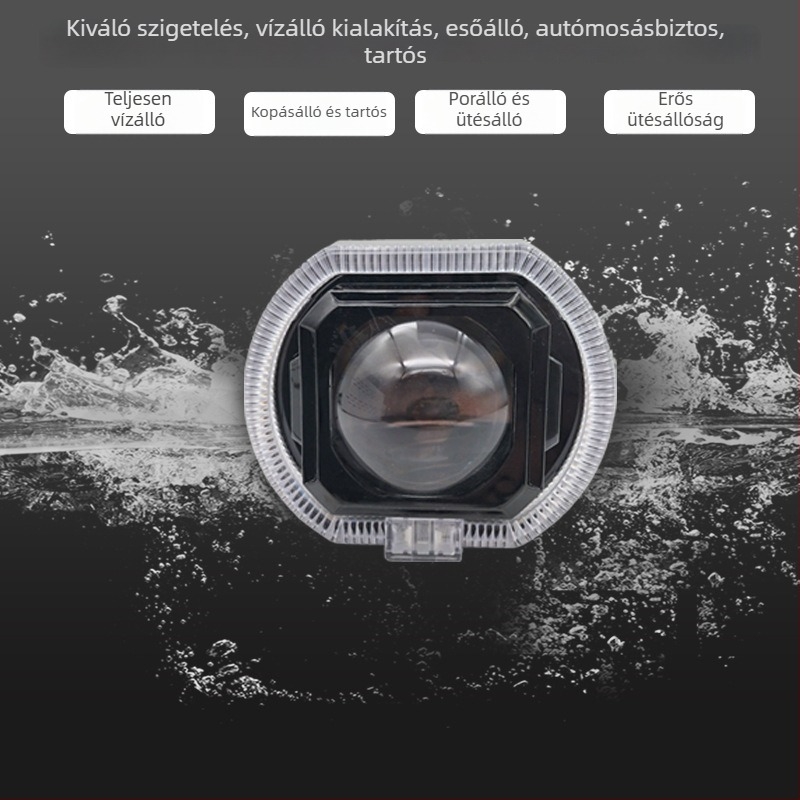 LED motorkerékpár elsőfényszóró Hp-u184-01, 12V, 15W, 5000 lm, IP68